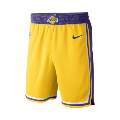 Lakers stitched shorts on sale